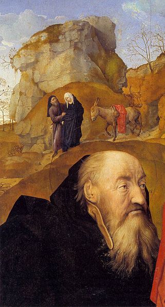 Sts Anthony and Thomas with Tommaso Portinari